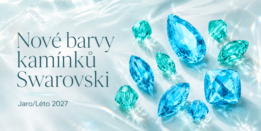 Swarovski kaminky Teal Ignite a ReCreated Caribbean Green z kolekce Spring Summer 2027 inspirace na plaz